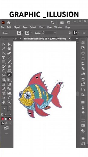 Bring your designs to life with the Puppet Tool in Illustrator 🎭✨ – Bend, twist & move with ease!