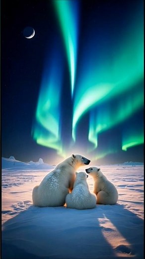 Polar Bears This Adorable in the Snow! ❄️❤️ #shorts #polar