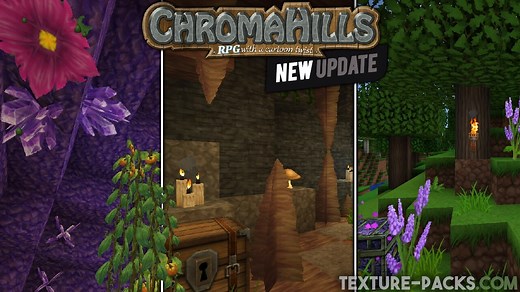 Chroma Hills Texture Pack 1.19 / 1.18 | Download