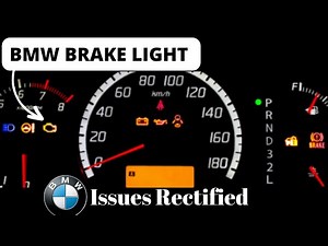 BMW yellow BRAKE light Issues Rectified and Reset