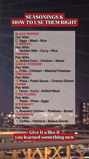 Seasonings and how to use them right #kitchentips #fblifestyle #DidYouKnow #fypシ゚viralシfypシ゚ | Time Facts