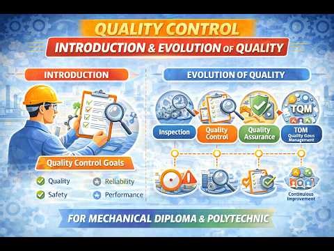 Quality Control Introduction & Evolution of Quality | Production Management | Diploma & Polytechnic