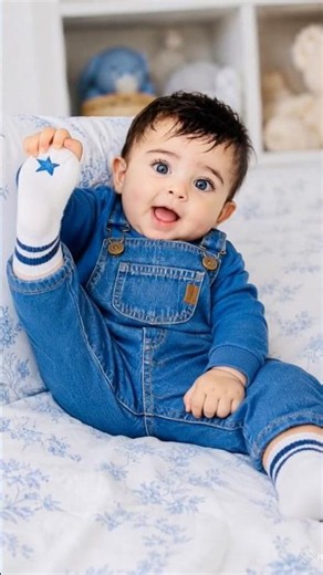 🥹PAPA PAPA ONCE MORE | baby calling papa in funny 😁way |cute voice #ai #motivation #papa #shorts