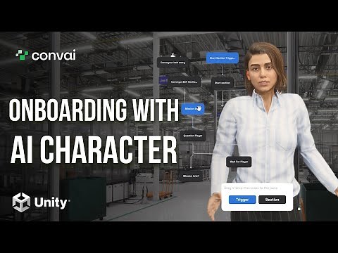 AI-powered Onboarding Character for Digital Twin Environments | Convai Unity Tutorial