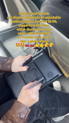 10.1-Inch Car Display with 4K Video Support