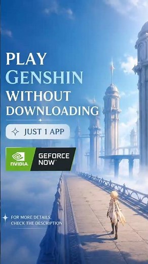 Wanna Play Games Without Downloading? #genshinimpact #geforcenow #nvdia #cloudgaming