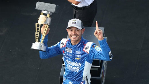 18th in May, 1st in July | Kyle Larson survives late race chaos to win first Brickyard 400