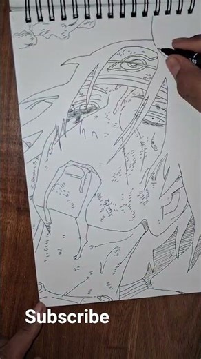 Drawing of itachi uchiha dead seen #Drawing #Anime #itachi #art