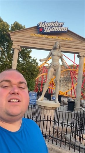 14K views · 93 reactions | Fat Testing Wonder Woman Rollercoaster at Six Flags Fiesta Texas in San Antonio Texas Comment Six Flags to Get my plus size guide info | Fat Tested Travel - Plus Size Disney | Facebook