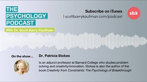 Creativity from Constraints with Patricia Stokes | The Psychology Podcast https://scottbarrykaufman.com/podcast/creativity-constraints-patricia-stokes/ Today I’m delighted to speak with Patricia Stokes, an adjunct professor at Barnard College who studies problem solving and creativity/innovation. Stokes is author of the book Creativity from Constraints: The Psychology of Breakthrough, which was informed by her psychological research as well as her background in art and advertising. In this episo