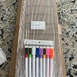 YAGELI Monthly Meal Planner for Fridge - 15x11 Inch Acrylic Magnetic Menu Board with Scalloped Edge, Dry Erase Monthly Calendar for Family Meal Prep, Grocery List & Office Tasks, Includes 8 Markers