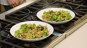 31K views · 273 reactions | Is there a difference in taste for beef and broccoli when cooked in a nonstick skillet vs. a wok? The wok master Grace Young visited the Test Kitchen for an epic cook-off with Lisa McManus and Lan Lam. We made Grace’s Beef and Broccoli stir-fry and compared the final results when cooked in a wok Vs. in a 12-inch nonstick skillet. | America's Test Kitchen | Facebook