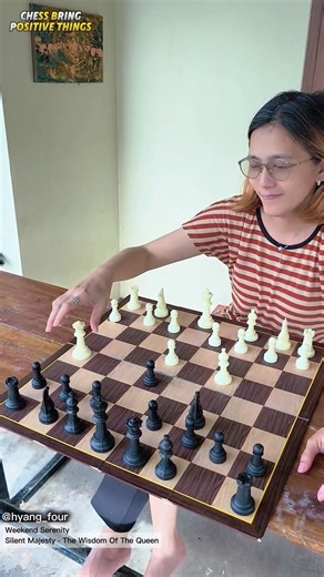 6.5K views · 57 reactions | Hyang’s Mother Shows a 4-Move Checkmate! ⚡♟️ #ChessPractice #ChessTutorial #HyangFa #Scholarsmate #Fblifestyle | Hyang Fa | Facebook