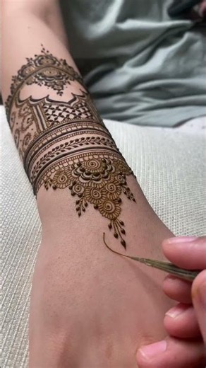 Bridal henna design for beginners #mehndi #henna