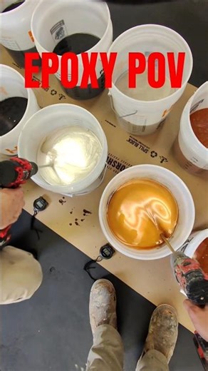 Epoxy Plus pouring floors #satisfying