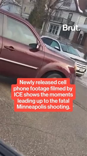 Brut on Instagram: "Newly released footage that appears to have been filmed on the cell phone of the ICE agent who shot Renee Nicole Good shows the moments leading up to the incident. #ICEShooting #Minneapolice #ReneeGood #Minnesota #ICE"