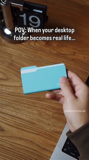 RetroTech Lab on Instagram: "Looks like a folder. Works like a 10Gbps SSD."