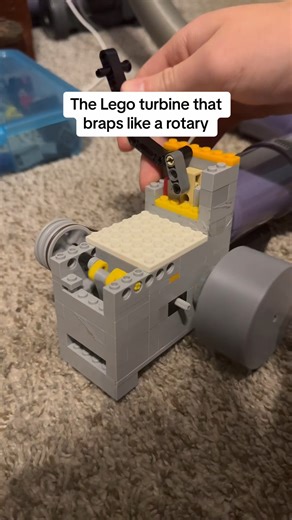 Making a Lego engine that braps like a rotary #legoengine #rx7 #rotary #lego #car