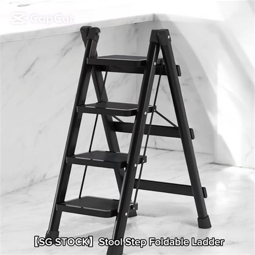 【SG STOCK】Stool Step Foldable Ladder household carbon steel ladder multifunctional herringbone ladder 3-5 steps 折叠梯#CapCut #winrewatds #tiktokshop #推荐推起来 #推荐 #foryou #fyp #creadetowin #winbig #tiktok