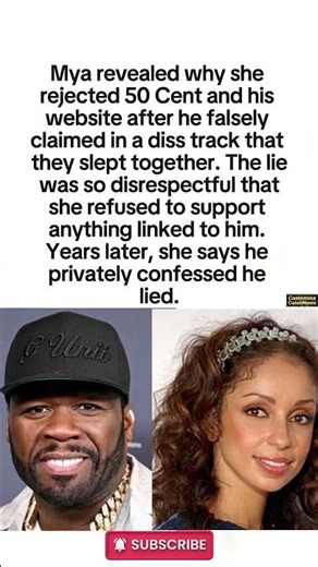 50 Cent’s Claims Backfire 😬#shorts #Mya #50Cent #relationship #marriage #dating #couple