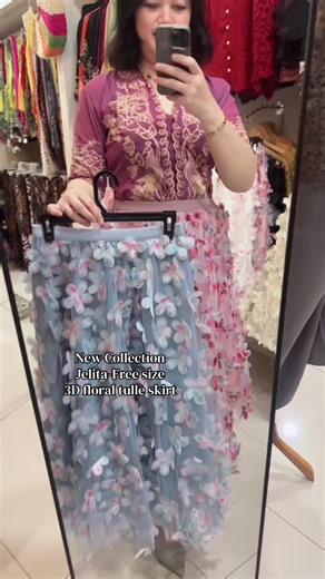 New Jelita Collection: 3D Floral Tulle Skirt