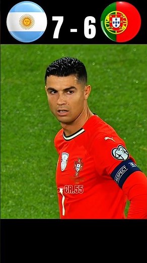 “Messi vs Ronaldo Final Duel! 😱 Epic Argentina–Portugal Penalty Shootout!” || #football #messi