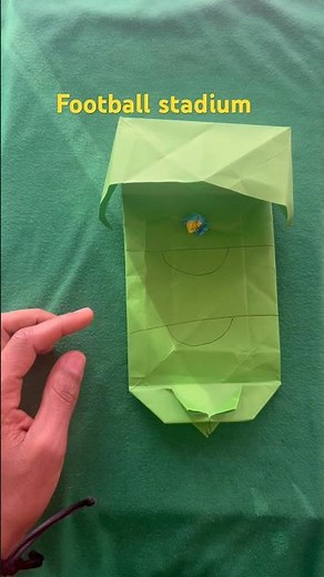 I Built a FULL Football Stadium Using Only Paper 🤯
