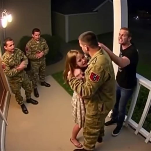 My daughter’s voice came through the phone in a whisper, shaking with fear: “Dad… Mom’s boyfriend and his friends are here. They’ve been drinking.” I heard laughter in the background. Then her voice broke. “Lock the door. Ten minutes,” I said. When I arrived, one look on his face told me everything I needed to know. What happened next forced a Marine veteran to make the hardest decision of his life — and turned an ordinary house into the center of a nightmare no parent is ever prepared for. 👇 W