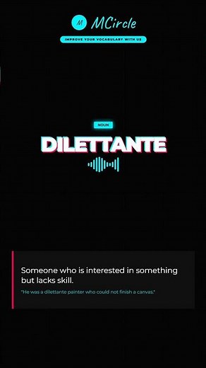 Learn English: What is Dilettante? | Vocabulary Shorts
