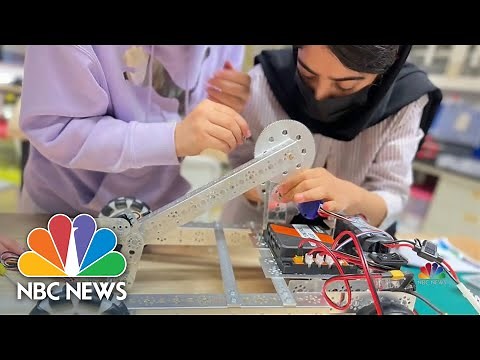 Afghan girls robotics team seeks to inspire others this Women’s History Month