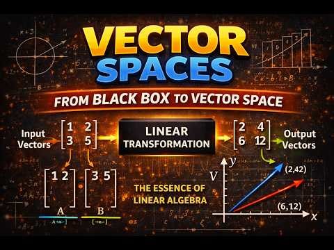 “Vector Spaces Explained — From Black Box to the foundation of linear algebra /AI system