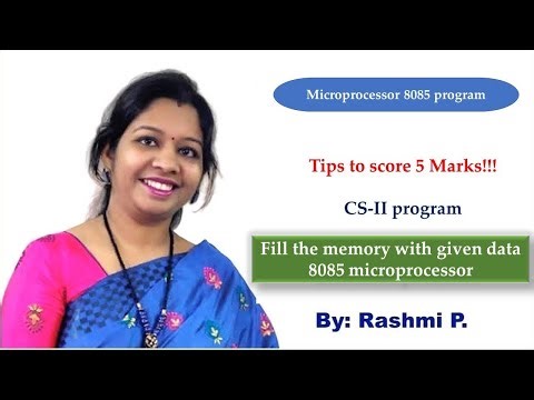 HSC Board 2025 || Fill the memory with given data in microprocessor 8085 ||Assembly language program