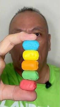👂ASMR SOUR PATCH KIDS CHEWS CANDY (5 FLAVORS) EATING SOUNDS👂#shorts #asmr