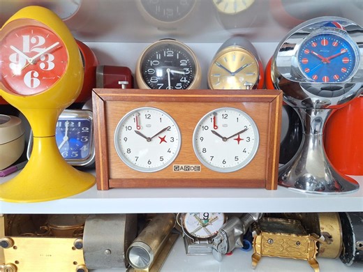 Antique Rare Garde Chess Clock: Mechanical Tournament Timer, Fully Working - Etsy