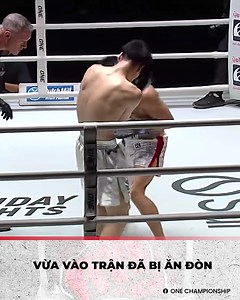 756K views · 10K reactions | Chào sân thế này thì đối thủ sợ khiếp vía KNOCKDOWN in the opening seconds #masteroffightchampionship #onechampionship | Master of Fights Championship | Facebook