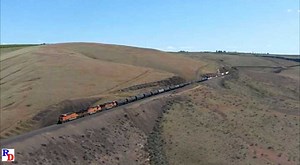 6.7K views · 518 reactions | A BNSF mixed freight heads downgrade, and will soon traverse Trinidad Loop in Washington. From the NEW 7idea Productions show "BNSF’s Columbia River Sub, Wenatchee to Spokane" https://rfd.video/BNSFColumbia | Railfan Depot | Facebook