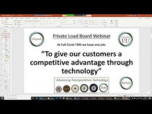 How to build your own load board with Full Circle TMS