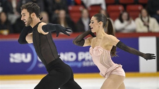 Guillaume Cizeron and Laurence Fournier Beaudry ⛸️ Rhythm Dance Performance Grand Prix Final 🏆 #icedance #GPFigure #Skating #figureskating #guillaumecizeron | Figure Skating Fans:Magical Ice