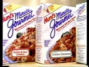 Hunt's Minute Gourmet with Markie Post Commercial from 1989