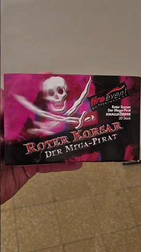 Roter Korsar 💥 Test aktuelle Charge bzw 2025 Piratenböller
