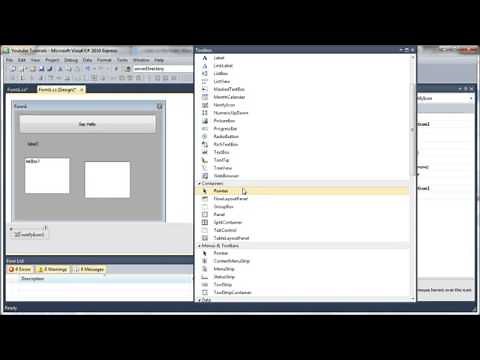 Visual C# 2010 Tutorial 20 - ToolBox Controls