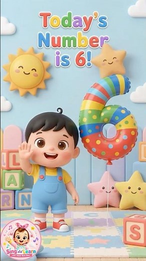 Number 6 Song for Kids