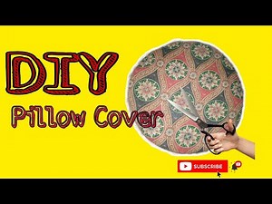 How to sew round overlap pillow cover