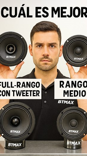 MAYCOL BTMAX🔷 on Instagram: "La diferencia REAL entre bocinas de rango completo y rango medio🔥 . ¿Sabías que elegir entre bocinas de rango completo y bocinas de rango medio puede cambiar totalmente el sonido de tu sistema de car audio? 🚘🔊 En este video analizamos a fondo las ventajas, desventajas y diferencias técnicas de cada opción, para que no gastes dinero a ciegas. Las bocinas de rango completo parecen la solución ideal: en un solo parlante tienes graves, medios y agudos, lo que te ahor