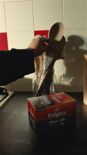 Morning Kitchen Vibes with Folgers Black Silk Coffee