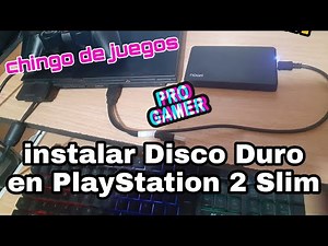 COMO INSTALAR DISCO DURO EN PLAYSTATION 2 SLIM BARATO PARA JUEGOS! 2020 PS2