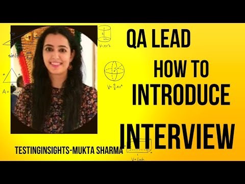 QA Lead Introduction for Interviews - Roles & Responsibilities