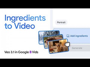 Use images to create social-ready, portrait videos with Veo 3.1 in Google Vids