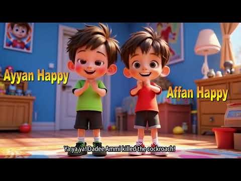 Even the smallest victory can light up - Grandmom killed cockroach #happyfamily