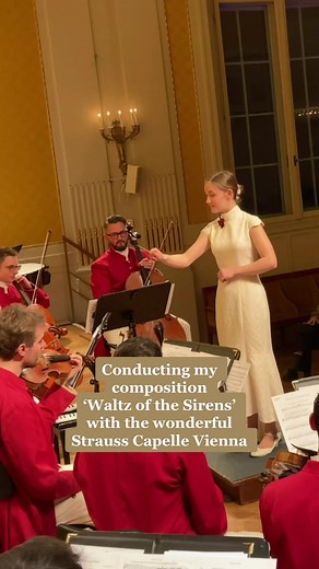 Conducting 'Waltz of the Sirens' with the Strauss Capelle Vienna